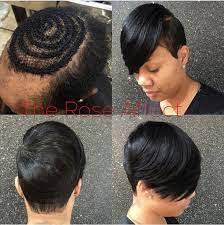 Pin By Kimberley Bethell On Short Hairstyles Quick Weave Hairstyles Short Quick Weave Hairstyles Short Weave Hairstyles