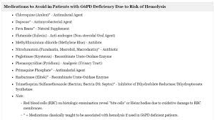 It is a rare, hereditary health condition that causes red blood cells to g6pd is rare, but it is no mystery. Medications To Avoid In Patients With G6pd Deficiency Grepmed