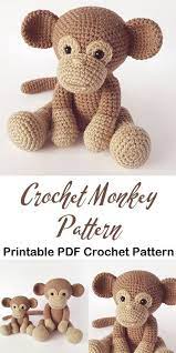 Make A Cute Monkey Toy Monkey Crochet Patterns Toy Crochet Pattern Amigurumi Amorecraftylife In 2020 Crochet Toys Patterns Crochet Monkey Crochet Patterns Amigurumi
