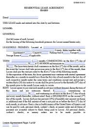 long term lease agreement template long term lease agreement ...
