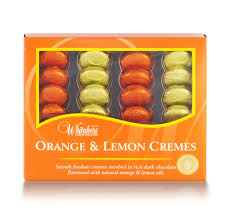 Foiled Dark Chocolate Orange And Lemon Creams Packed 8 X 200gm 24 Pieces Whitakers Fondant Creams Have Been A Dark Chocolate Orange Food Oranges And Lemons