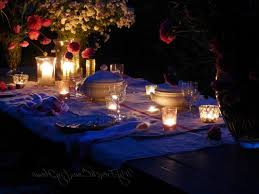 Lots of fabulous recipes for a whole lot of dinners by candlelight, right? Lovely Outdoor Candlelight Dinner Decor With Beautiful Flowers Decor On The Dining Outdoor Candlelight Dinner Candle Light Dinner Romantic Candle Light Dinner