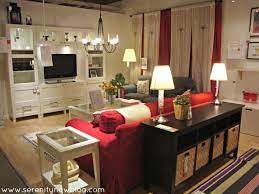 Ikea Decorating Ideas From Serenity Now Blog With A Dark Colored Wall Unit Though Ikea Living Room Ikea Living Room Furniture Family Room Decorating