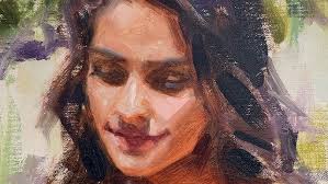 Live portrait painting at 4th Street Fine Art, Berkeley with Paul Veres