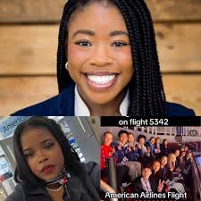 Some of the beautiful souls from Flight 5342 Top: Professor Kiah Duggins,  incoming professor at Howard University School of Law Bottom left: flight  attendant Danasia Elder Bottom right: skating team May they