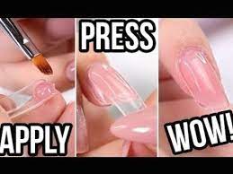 Easy Polygel Nails Using Dual Forms In 2021 Polygel Nails Gel Nails Diy Acrylic Nails At Home