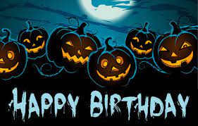 Happy halloween to you, happy halloween to you, happy halloween dear name and happy birthday too! Halloween Themed Happy Birthday Backdrop Banner Etsy Happy Birthday Halloween Happy Halloween Birthday Images Halloween Wishes