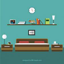 The best selection of royalty free house interior vector art, graphics and stock illustrations. Free Vector Bedroom Interior
