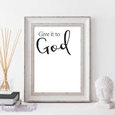 Maybe you would like to learn more about one of these? Bible Verse Quotes Scripture Poster Give It To God And Go To Sleep Canvas Painting Black White Wall Art Pictures Christian Decor Painting Calligraphy Aliexpress