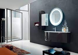 Alyssa Il Bagno Arrotondato Il Top Sagomato E In Mineralguss E Segue Le Linee Sinuose Della Base Finiture Il Color Fum Bagni Moderni Pensile Bagni Colorati