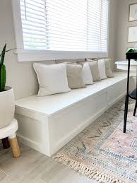 How To Build A Banquette Dining Bench Lemon And Bloom In 2020 Dining Room Bench Seating Storage Bench Seating Living Room Bench