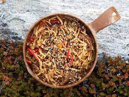 Soba And Veggie Stir Fry Backpacking Meals Trail Recipes Backpacking Food Dehydrated Backpacking Meals Veggie Stir Fry