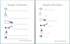Simplemachinesworksheets Simple Machines Kindergarten Worksheets Science Worksheets