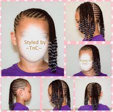Cute Braid Hairstyle For Kids Tnc Kidsbraids Littlegirlhairstyles Littlenaturals Naturalhair Teamnat Kids Braided Hairstyles Hair Styles Braids For Kids