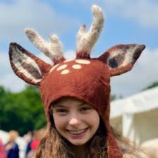 Deer Felted Hat