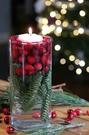 Simple Cranberry Evergreen Jars Holiday Diy Decor Mama Cheaps Holiday Table Centerpieces Winter Wedding Centerpieces Flower Centerpieces Wedding