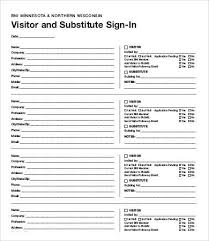 Office Visitor Form Templates 13 Office Other Excel Samples Sign In Sheet Template Sign In Sheet Templates