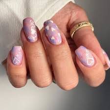 These nail art ideas are the most fun ways take your pink manicure up a notch by painting red, geometric shapes on top. Valentine S Day Nails To Rock On Lovers Day Kaynuli