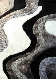 Black Area Rug 5x7 5x7 Contemporary Area Rug Gray Area Rugs Black Grey Rugs Rugs