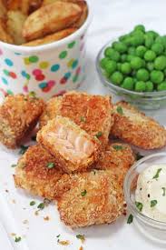 Nuggets continue road trip in minnesota. Crispy Baked Salmon Nuggets My Fussy Eater Easy Kids Recipes