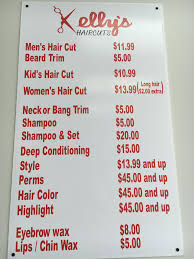 Most people can't go a month without getting a new haircut; Kelly S Haircuts Home Facebook