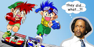 Sampai sekarang masih enggak paham sama yang reds. Kejanggalan Kartun Tamiya Let S Go Yang Disadari Saat Dewasa Kapanlagi Com