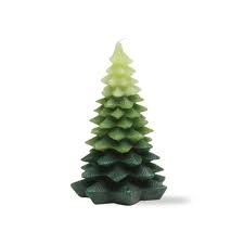 Amazon Com Tag Small Chunky Leaf Tree Candle Small Green Home Kitchen