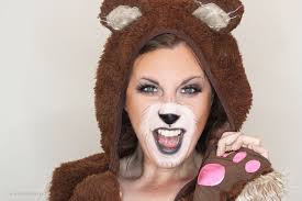 cute bear makeup tutorial for