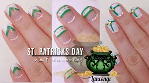 Patrick's day party with 25 awesome nail designs. Diy Cute Easy Nail Art For Beginners 28 St Patricks Day French Nail Polish Designs Youtube