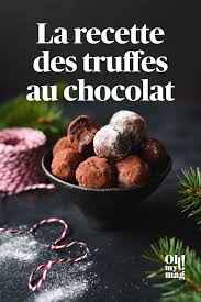 La Recette Des Truffes Au Chocolat Faciles Pour Noel En 2020 Truffes Au Chocolat Recette Comment Faire Des Truffes