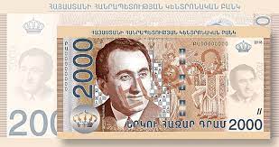 100.00 us dollars = 48161.4 armenian drams Why Is American Author On Armenian Note In New Series