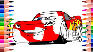Cars 3 coloring pages ideas. Cars 3 Lightning Mcqueen Jackson Storm And Cruz Ramirez Colouring Pages For Kids Youtube