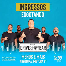 Aún no tenemos ningún álbum de este artista, pero puedes colaborar enviando álbumes de grupo menos é mais. Agenda Menos E Mais Drive In Zine Cultural