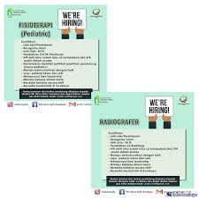 Maybe you would like to learn more about one of these? Lowongan Kerja Fisioterapi Radiografer Rsi Darus Syifa Surabaya