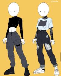 Aesthetic Oufits In Draw By Chesiart 2 Aesthetic Chesiart Draw Oufits Drawing Anime Clothes Fashion Design Drawings Fashion Design Sketches