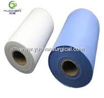 PE Film Laminated SMS Fabric for Surgical Drapes