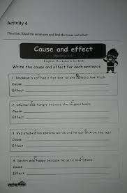 Check spelling or type a new query. Write The Cause And Effect For Each Sentence Brainly Co Id
