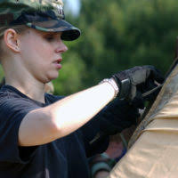 Constructionman Brian Garro, engineering aid of Naval