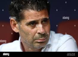Spain manager Fernando Hierro Stock Photo