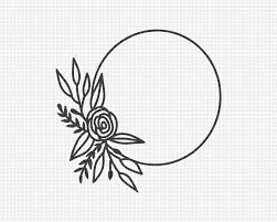 Floral Wreath Svg File Pixelcolours