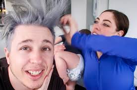 Well... we failed at the whole hair coloring! 😂 (WATCH THE VIDEO)  bit.ly/NewHairWhoThis