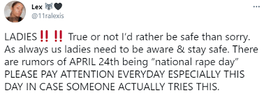 Maybe you would like to learn more about one of these? National Rape Day April 24th National Rape Day Tiktok Trend Know Your Meme