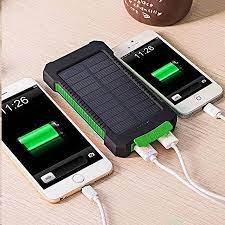 Waterproof 18000 Mah Dual Usb Portable Solar Battery Charger Green Walmart Com Solar Charger Portable Solar Phone Chargers Solar Power Charger
