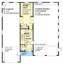 Maybe you would like to learn more about one of these? Plan 9838sw Workshop With Rv Garage Garage Workshop Plans Garage Floor Plans Rv Garage