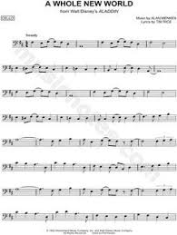 A Whole New World From Aladdin Sheet Music Cello Solo In D Major Download Print Cello Sheet Music Sheet Music Cello Music