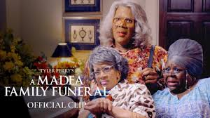 A madea family funeral has grossed $73.3 million in the united states and canada, and $1.5 million in other territories, for a worldwide total of $74.8 million, against a production. Tyler Perry S A Madea Family Funeral 2019 Movie Official Clip Funeral Home Youtube