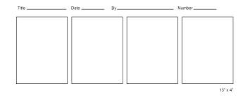 With the help of the comic book template you can easily design a comic book with the best graphic that are required for the purpose. Printable Comic Strip Template