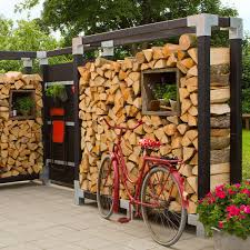 Vedforvaring Met Afbeeldingen Garten Haardhout Houtopslag
