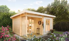 Unsere modernen holzhäuser bestechen durch ausgesuchte materialien und eine hochwertige verarbeitungsqualität. Gartenhaus Flachdach 450x330cm Holzhaus Bausatz 44mm Wandstarke Modern Vom Garten Fachhandler