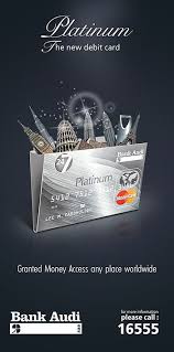 Platinum Debit Card Audi Bank By Hesham Moukhtar Via Behance Credit Card Design Banks Ads Promotional Design